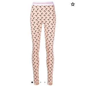 Marine Serre Crescent Moon Print Leggings